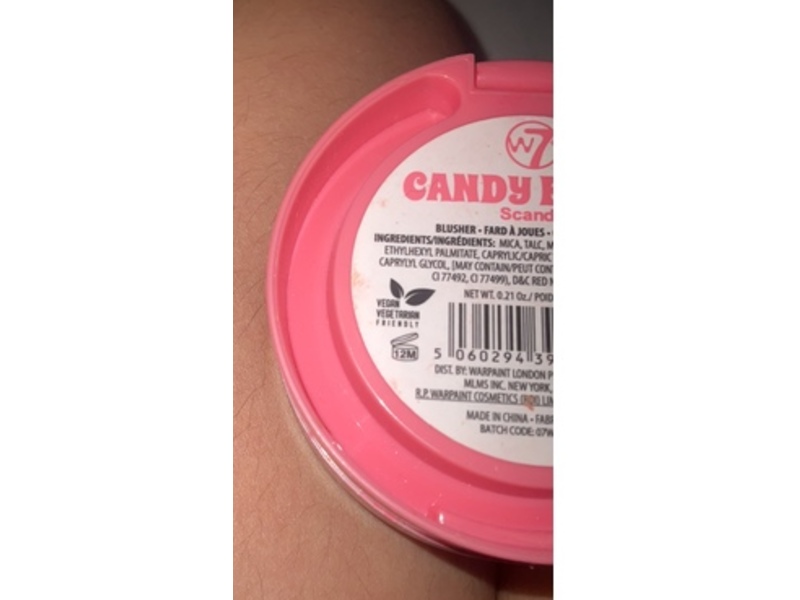 W7 Candy Blush, Scandal, 0.21 oz/6 g