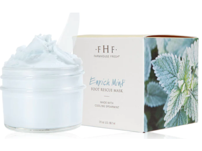 Farm House Fresh Foot Mask, Enrich Mint, 3 fl oz/88.7 mL