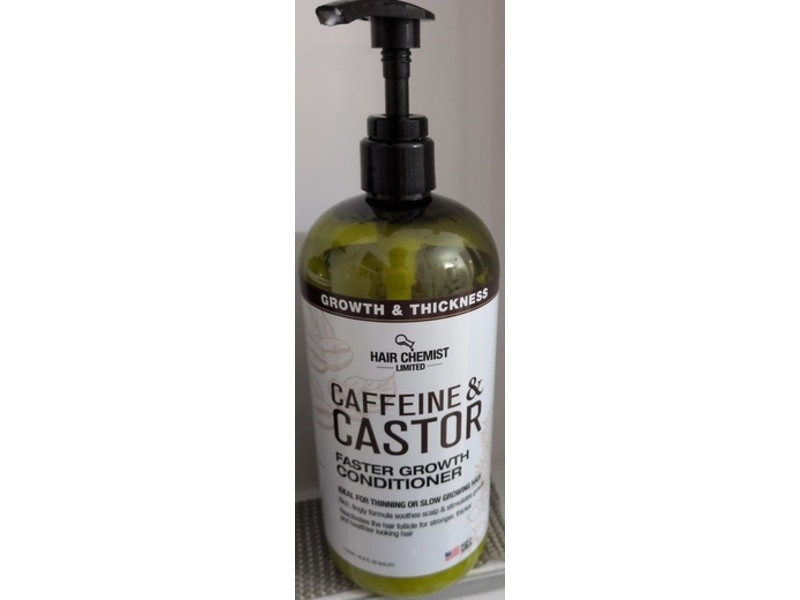 Hair Chemist Faster Growth Conditioner, Caffeine & Castor, 33.8 fl oz/1 L