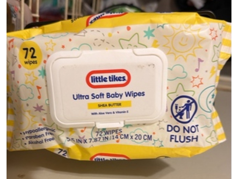 Little Tikes Ultra Soft Baby Wipes, Shea Butter, 72 Wipes