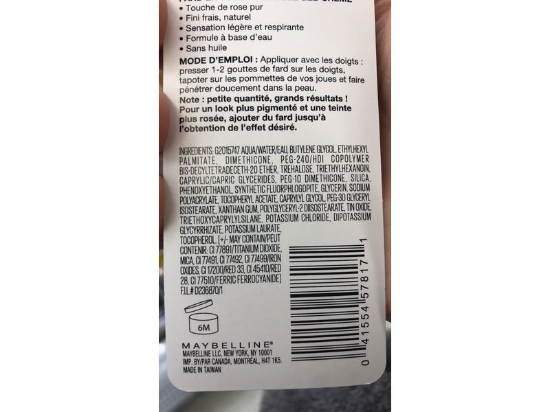 Maybelline Cheek Heat Sheer Gel-Cream Blush, Pink Scorch and Berry Flame, 0.27 fl oz/8 mL