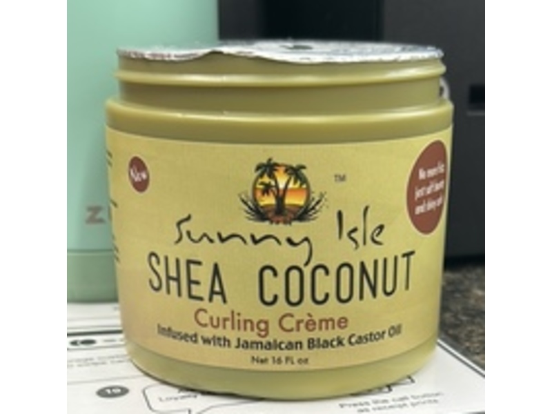 Sunny Isle Shea Coconut Curling Creme, Jamaican Black Castor Oil, 16 fl oz