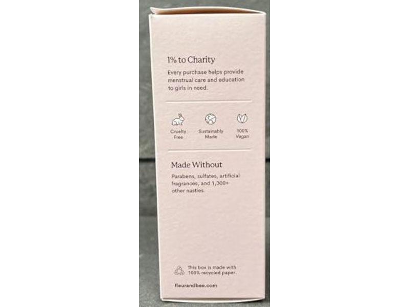 Fleur & Bee So Clean Facial Cleanser, 3.7 fl oz