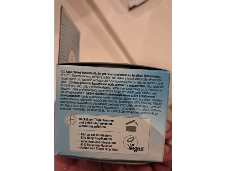 Dm Balea Aqua Gel Facial Cream, 50 mL