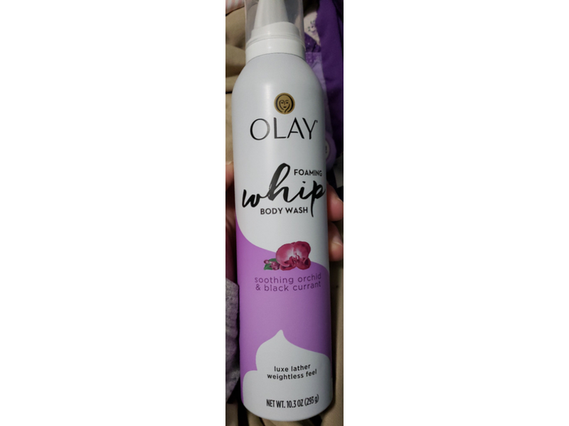 Olay Foaming Whip Body Wash, Soothing Orchid & Black Currant, 10.3 oz / 293 g, Pack Of 2