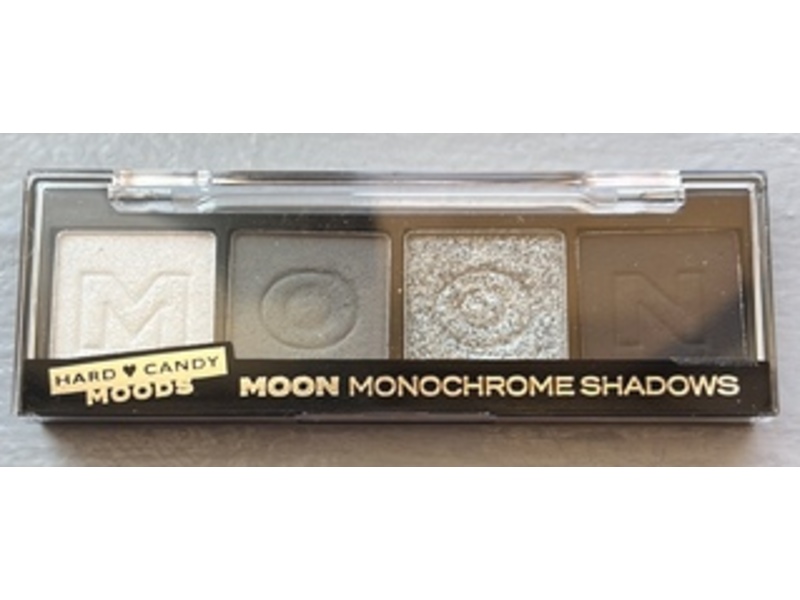 Hard Candy Moods Monochrome Eyeshadow Palette, Moon, 0.10 oz/3 g