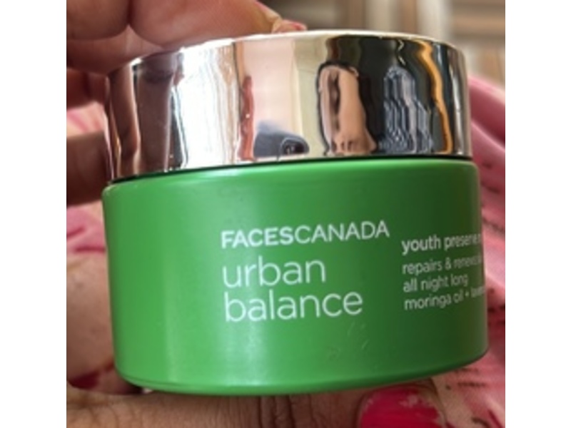 Facescanada Urban Balance Youth preserve Night Cream, 1.76 oz/50 g