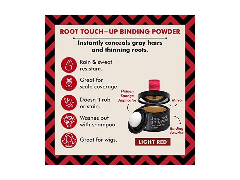 Style Edit Root Touch Up Powder for Light Red Hair 0.13 oz.