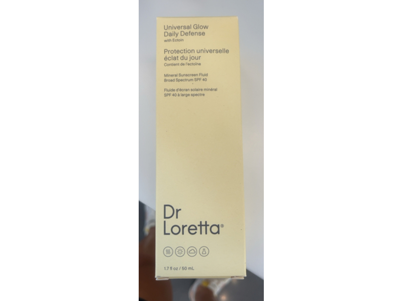 Dr. Loretta Universal Glow Daily Defense Mineral Sunscreen Fluid, SPF 40, 1.7 fl oz/50 mL