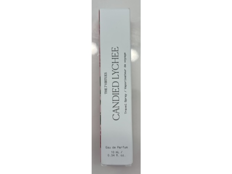 The 7 Virtues Travel Spray, Candied Lychee, 0.34 fl oz/10 mL