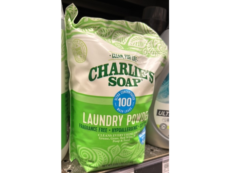 Charlie's Soap Laundry Powder, 100 Loads, 1.2 kg