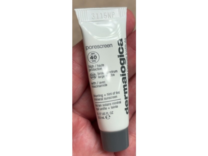 Dermaiogica Porescreen Blurring + Hint Of Tint Mineral Sunscreen, SPF 40, 0.17 fl oz/5.0 mL