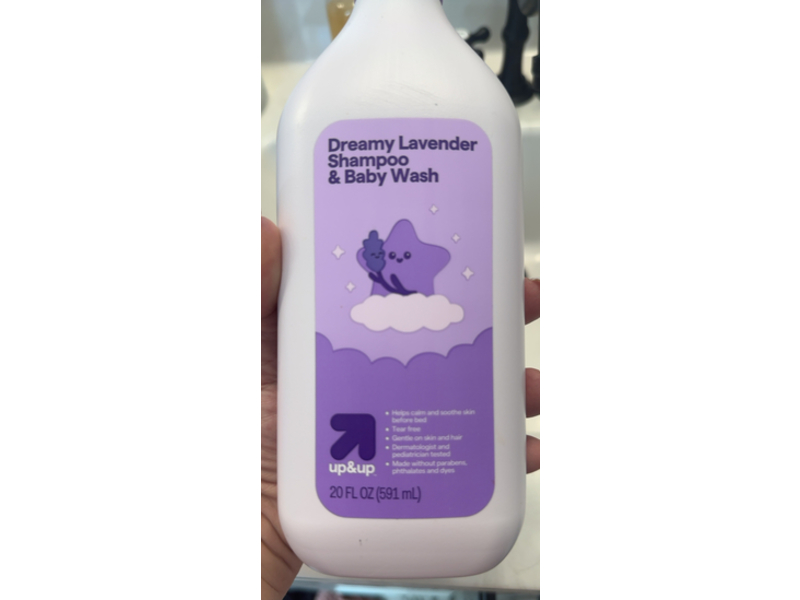 Up&Up Shampoo & Baby Wash, Dreamy Lavender, 20 fl oz/591 mL