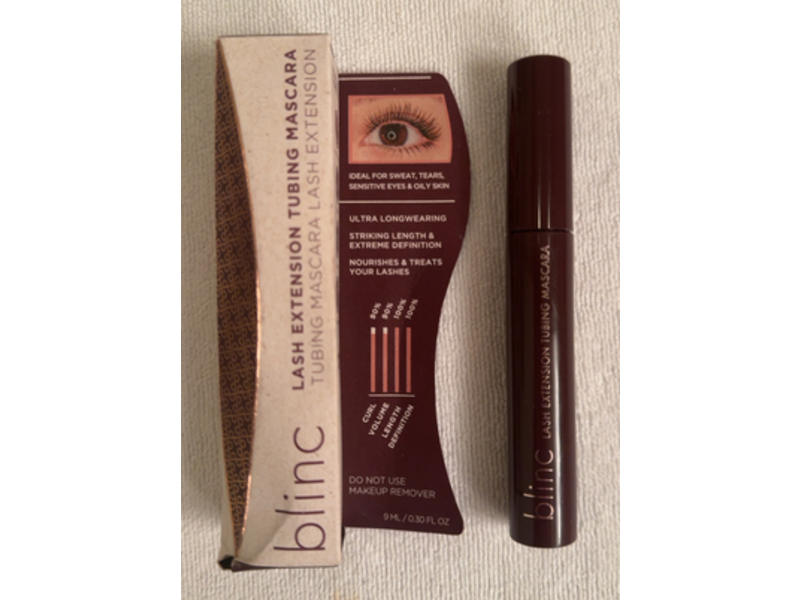 Blinc Lash Extension Tubing Mascara, Black, 0.30 fl oz/9 mL