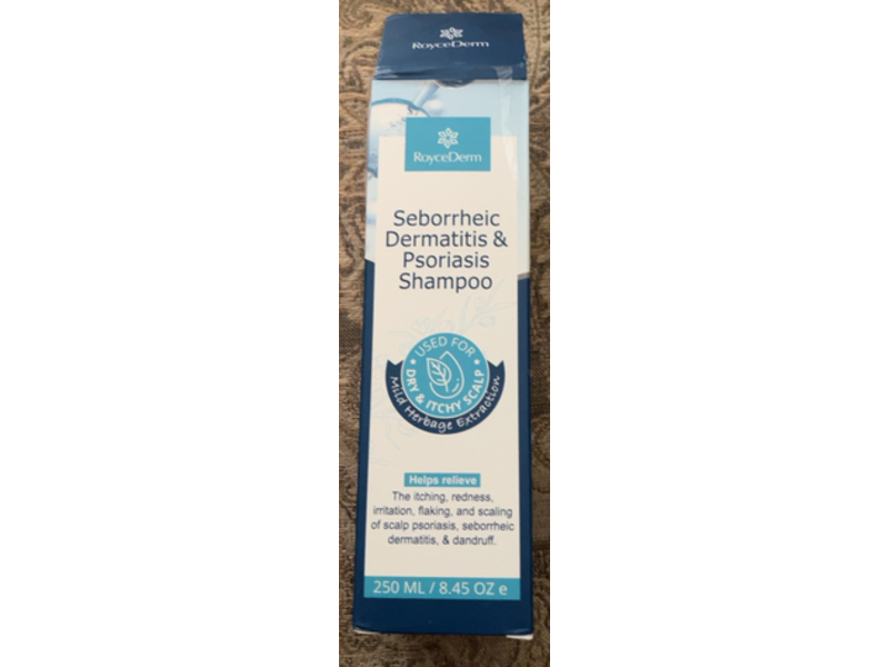 Roycederm Seborrheic Dermatitis & Psoriasis Shampoo, 8.45 oz/250 mL