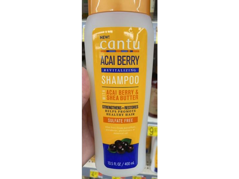 Cantu Acai Berry Revitalizing Shampoo, Sulfate Free, 13.5 fl oz
