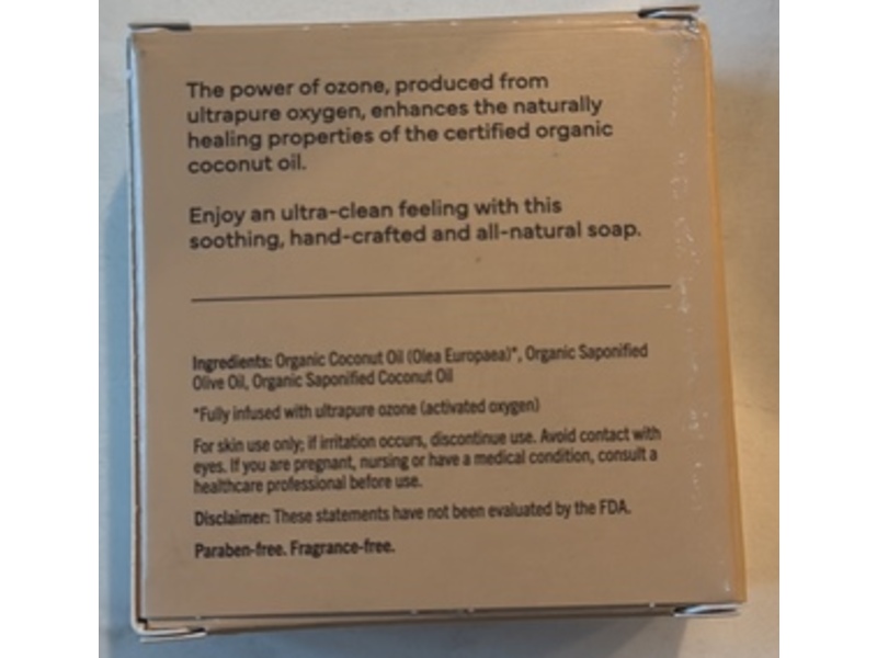 Puro3 Ozone-Infused Moisturizing Body Soap, Coconut Oil, 3.5 oz, Pack Of 3