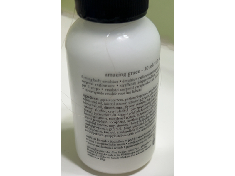 Philosophy Amazing Grace Firming Body Emulsion, 1 fl oz/30 mL