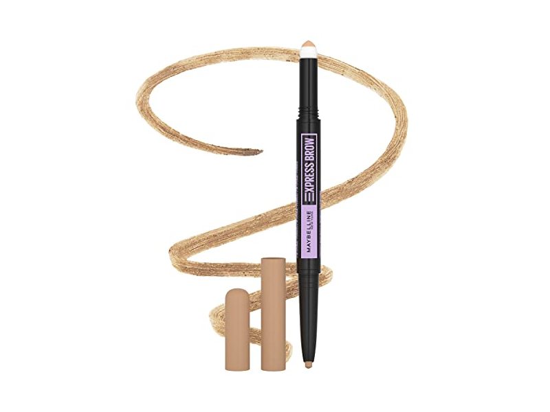 Maybelline Express Brow 2-In-1 Pencil & Powder, 248 Light Blonde, 0.017 oz