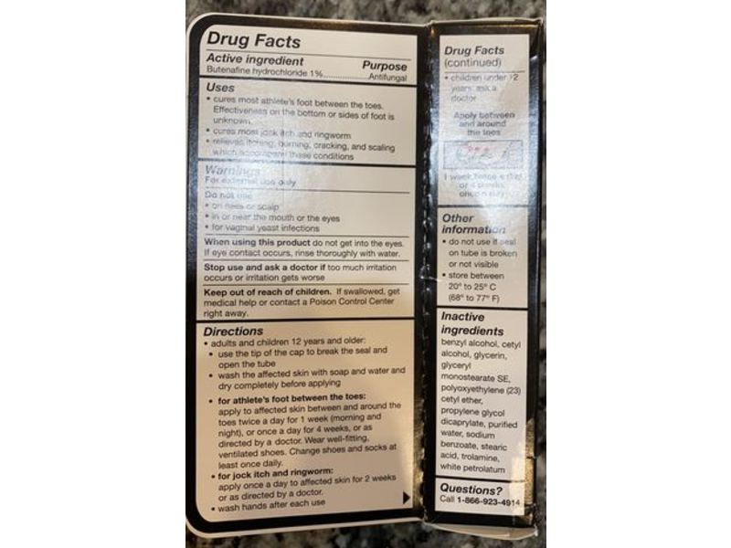 CVS Health Butenafine Hydrochloride Antifungal Cream 1%, 1 oz/30 mL