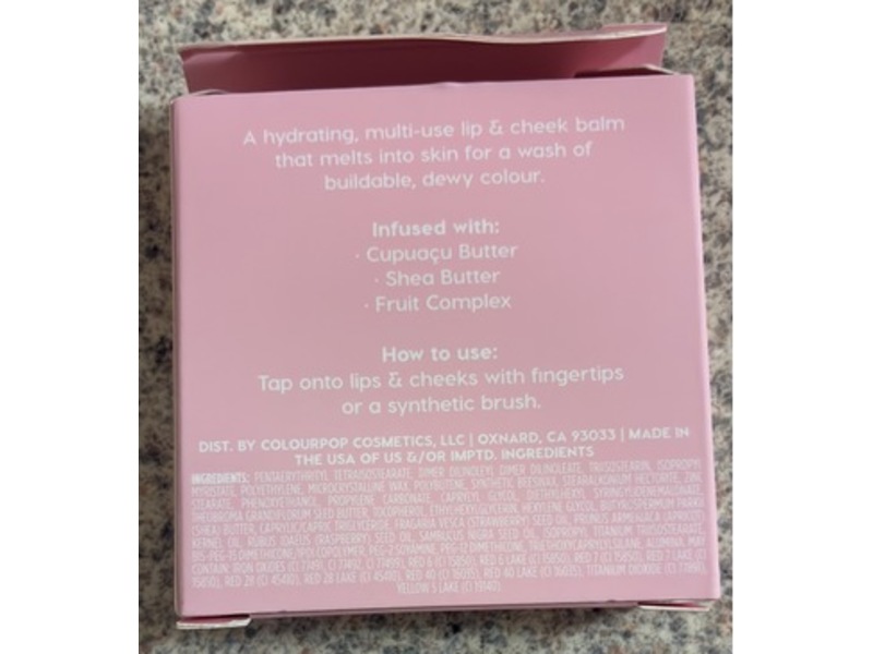 ColourPop Lip & Cheek Balm, Verified, 0.14 oz/4 g