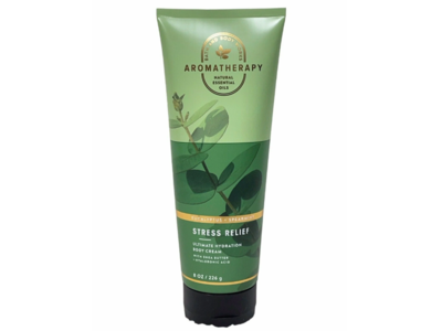 Bath & Body Works Aromatherapy Stress Relief Body Cream, Eucalyptus Spearmint, 8 oz/226 g
