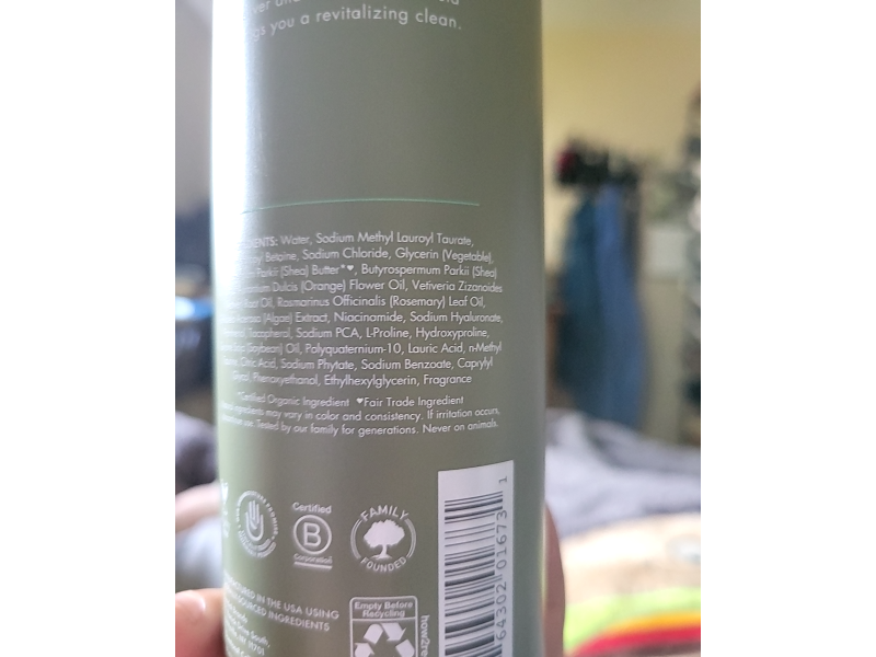 Shea Moisture Refreshing Shampoo, Vetiver & Neroli, 15 fl oz/444 mL