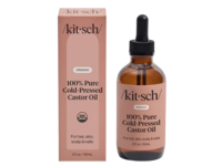 Kitsch Organic Cold-Pressed Castor Oil, 4 fl oz/118 mL - thumbnail 1