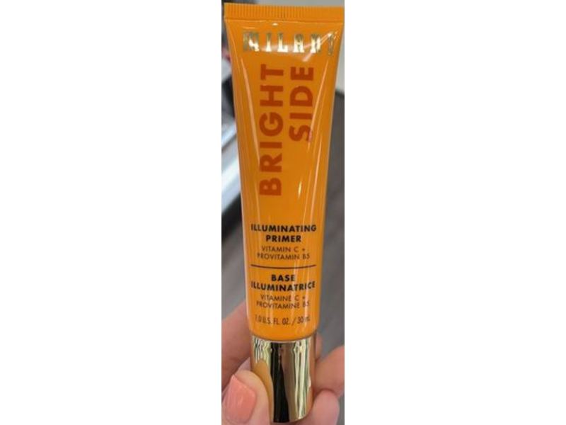 Milani Bright Side Illuminating Primer, Vitamin C + Provitamine B5, 1 fl oz/30 mL