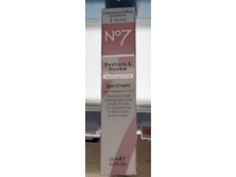 No7 Restore & Renew Eye Cream, 0.5 fl oz/15 mL