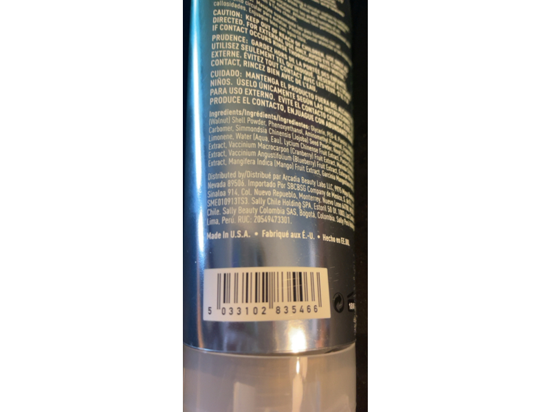 Heel to Toe Exfoliate Warming Foot Scrub, 6 fl oz/177 mL