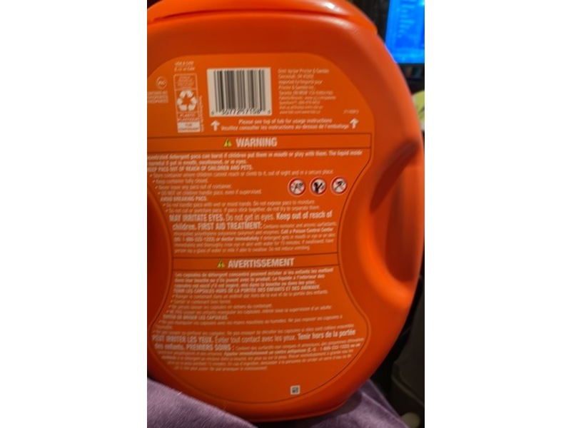 Tide PODS 3-In-1 Laundry Detergent Pacs, Spring Meadow, 85 oz/2.42 kg, 102 Pacs