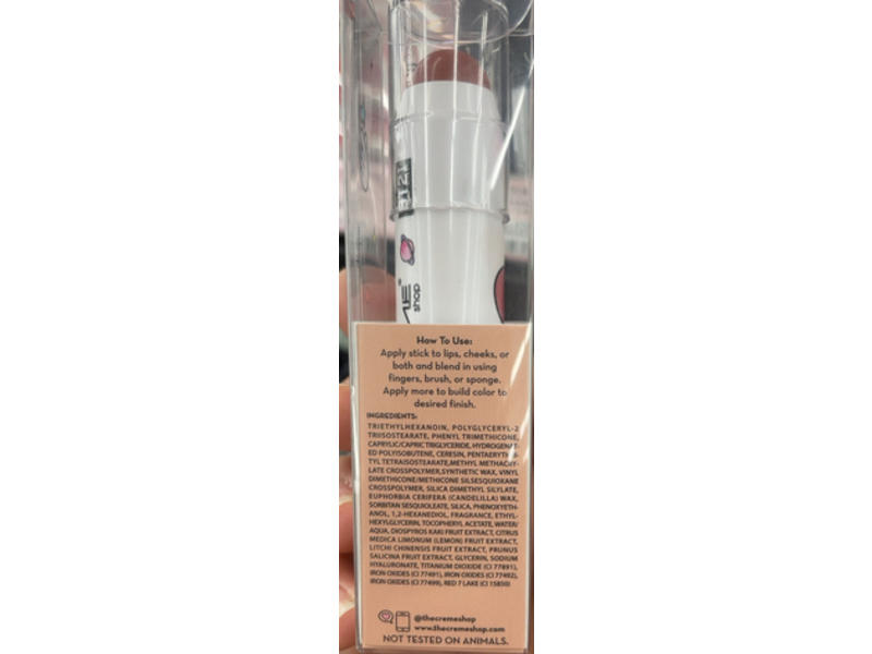 The Creme Shop BT21 Lip + Cheek Chic Stick, Rocky Road (Shooky), 0.28 oz/8 g
