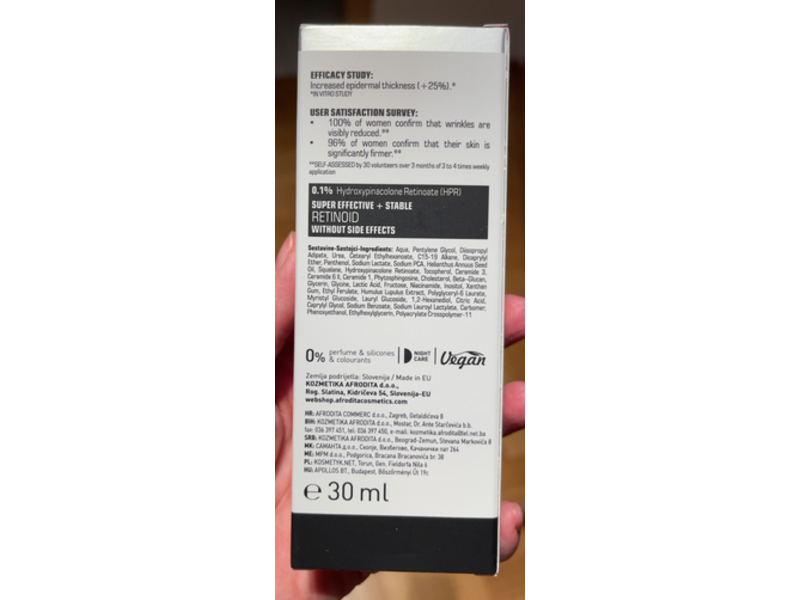 Afrodita Next Generation Retinol Shot, 30 mL