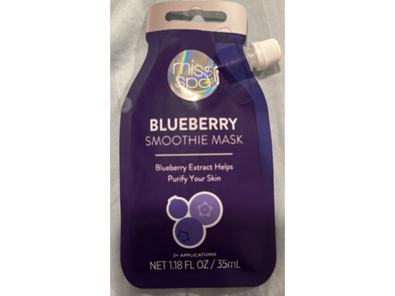Miss Spa Smoothie Mask, Blueberry, 1.18 fl oz/35 mL