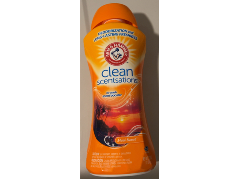 Arm & Hammer Clean Scentsations Scent Booster, Maui Sunset, 37.8 oz/1.07 Kg