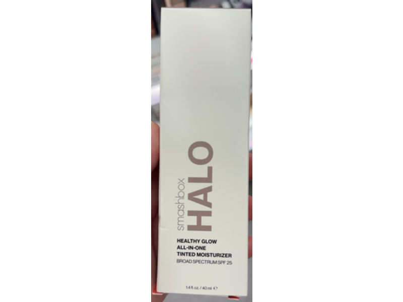 Smashbox Halo Healthy Glow All-In-One Tinted Moisturizer, SPF 25, Deep, 1.4 fl oz/40 mL