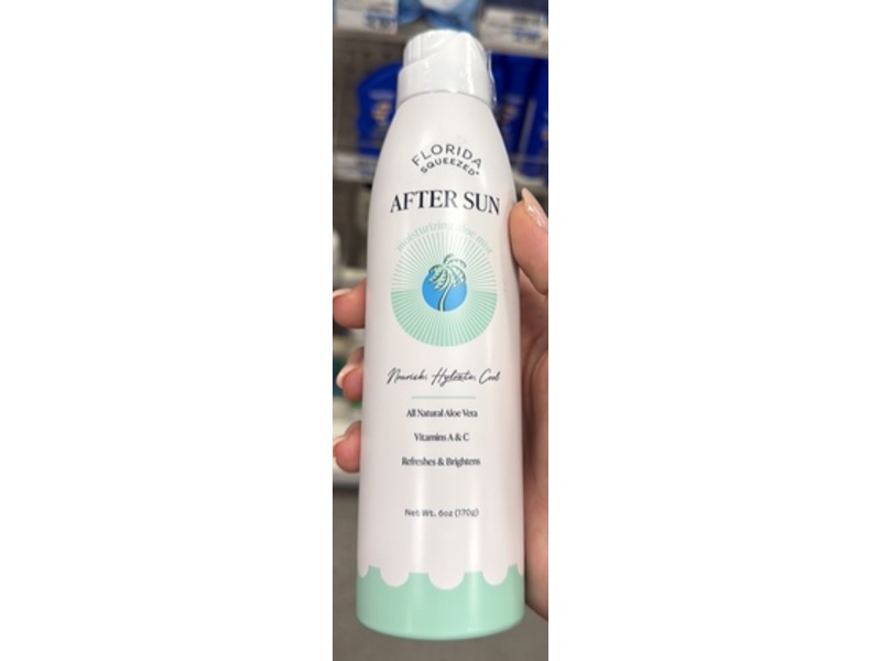 Florida Squeezed After Sun Moisturizing Aloe Mist, 6 oz/170 g