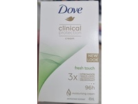 Dove Clinical Protection Cream Antiperspirant Deodorant, Fresh Touch, 45 mL - thumbnail 2