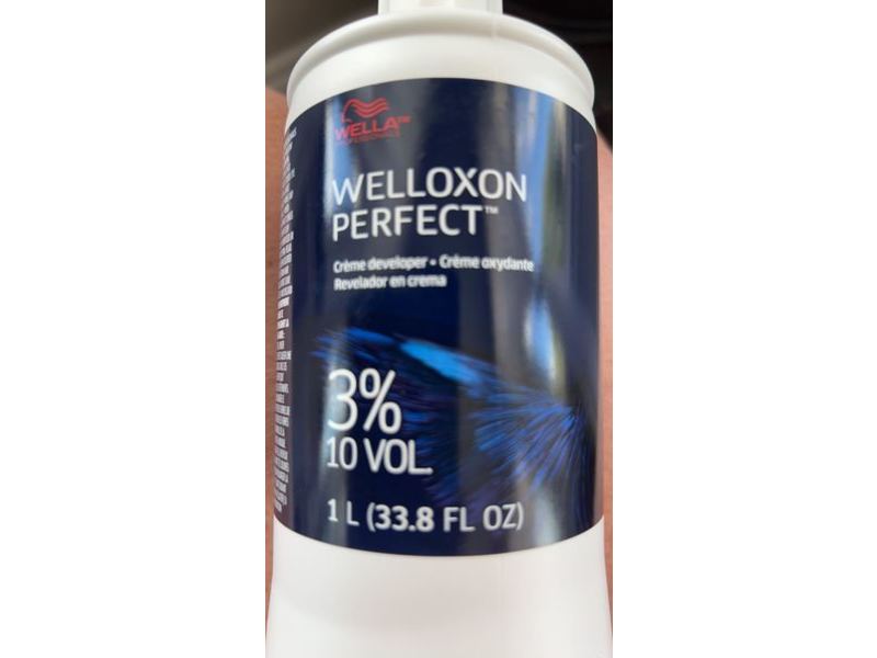 Wella Welloxon Perfect Cream Developer, 10 Vol, 33.8 fl oz/1 L