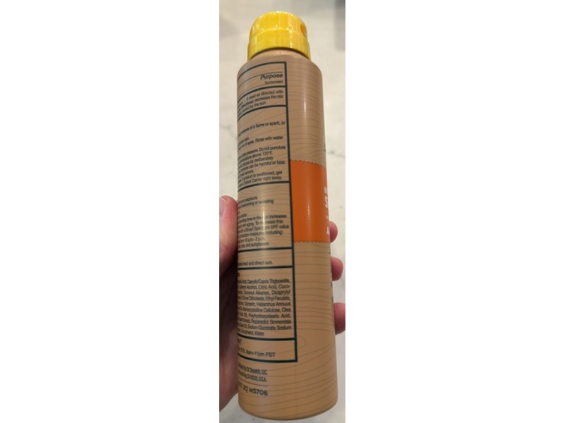 Dr Squatch Natural Sunscreen Mineral Spray, SPF 30, Amber Solstice, 5 fl oz/147 mL