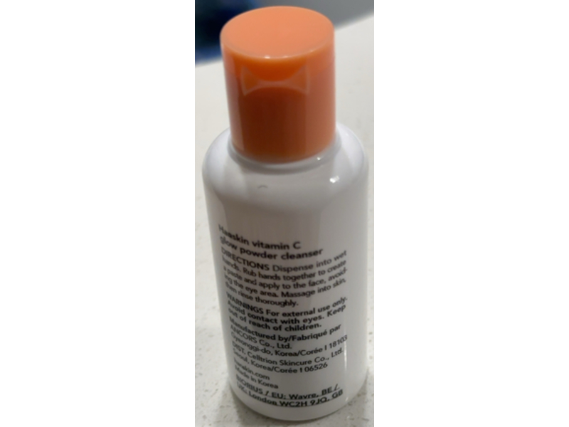 Hanskin Glow Powder Cleanser, Vitamin C, 0.35 oz/10 g