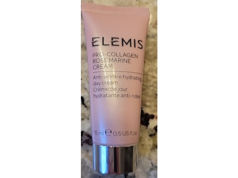Elemis Pro Collagen Anti Wrinkle Hydrating Day cream, Rose Marine, 0.5 fl oz/15 mL