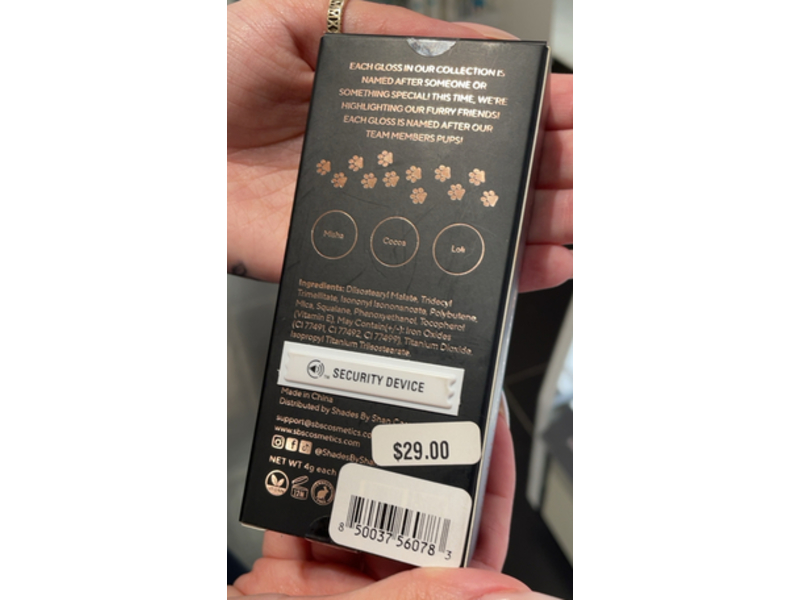 Shades By Shan Lip Gloss Set, Misha + Cocoa + Loli, 4 g