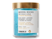 Truly Moon Rocks Pre-Shave Scrub, Blue Tansy, Lavender, Raspberry, Coconut + Jojoba Oil Boost, 6 fl oz/180 mL - thumbnail 1