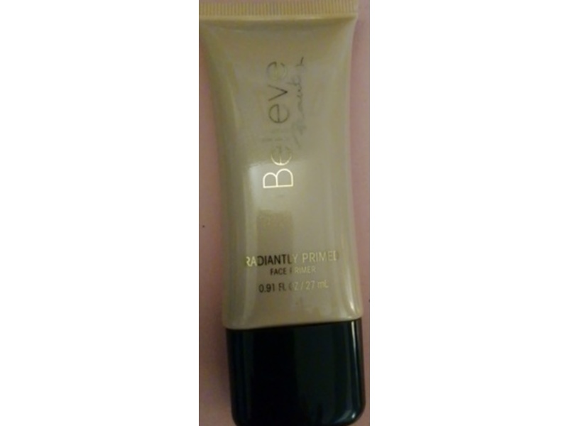 Believe Beauty Radiantly Primed Face Primer, 0.91 fl oz/27 mL