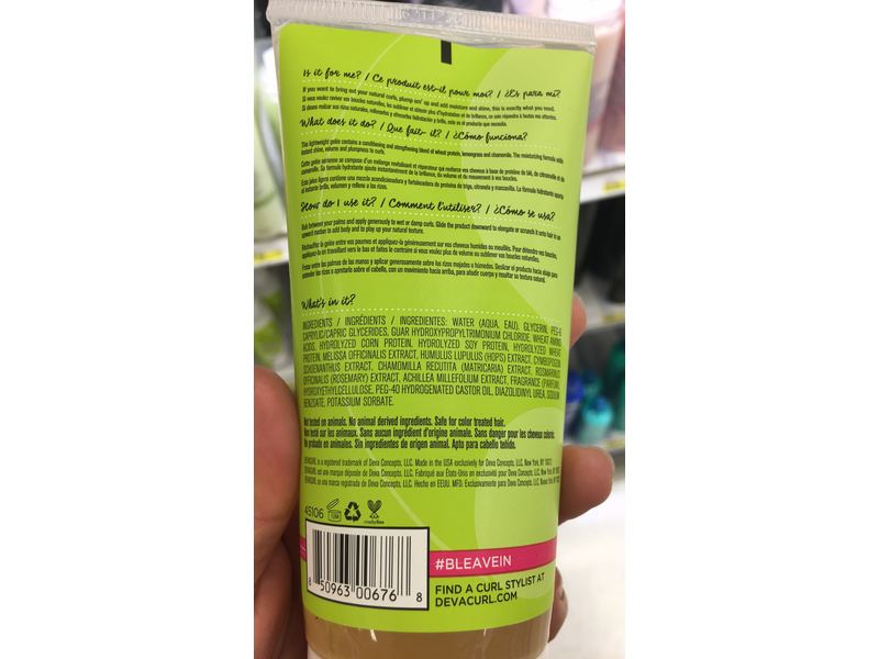 DevaCurl B'Leave-in Miracle Curl Plumper, 6 fl oz/177 mL