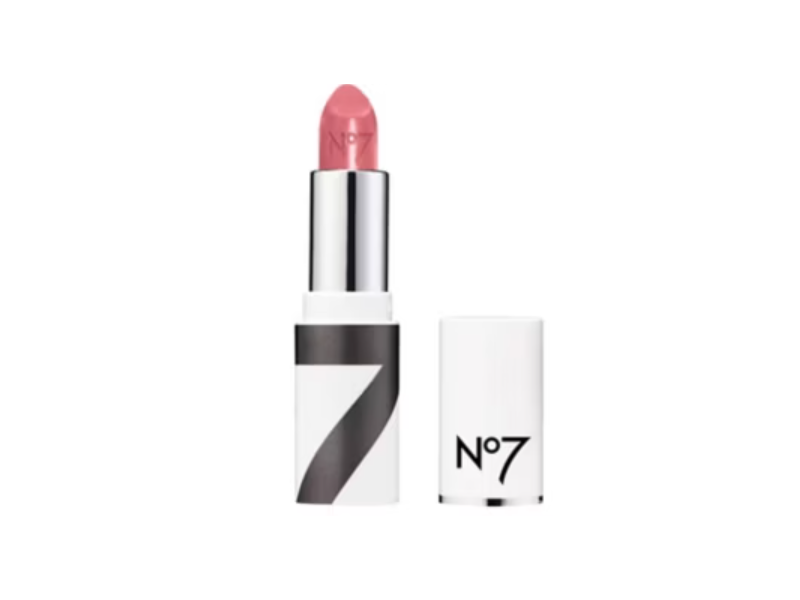 No 7 Moisture Drench Lipstick, Spring Pink, 0.13 oz/3.8 g