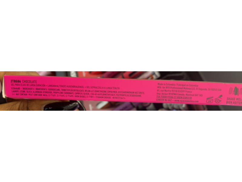 Nyx Professional Makeup Zero To Brow Longwear Brow Gel, Chocolate, 0.06 fl oz/2 mL