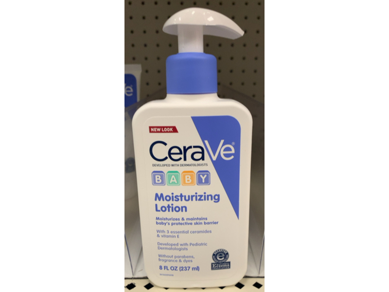 Cera Ve Baby Moisturizing Lotion, 3 Essential Ceramides & Vitamin E, 8 fl oz/237 mL